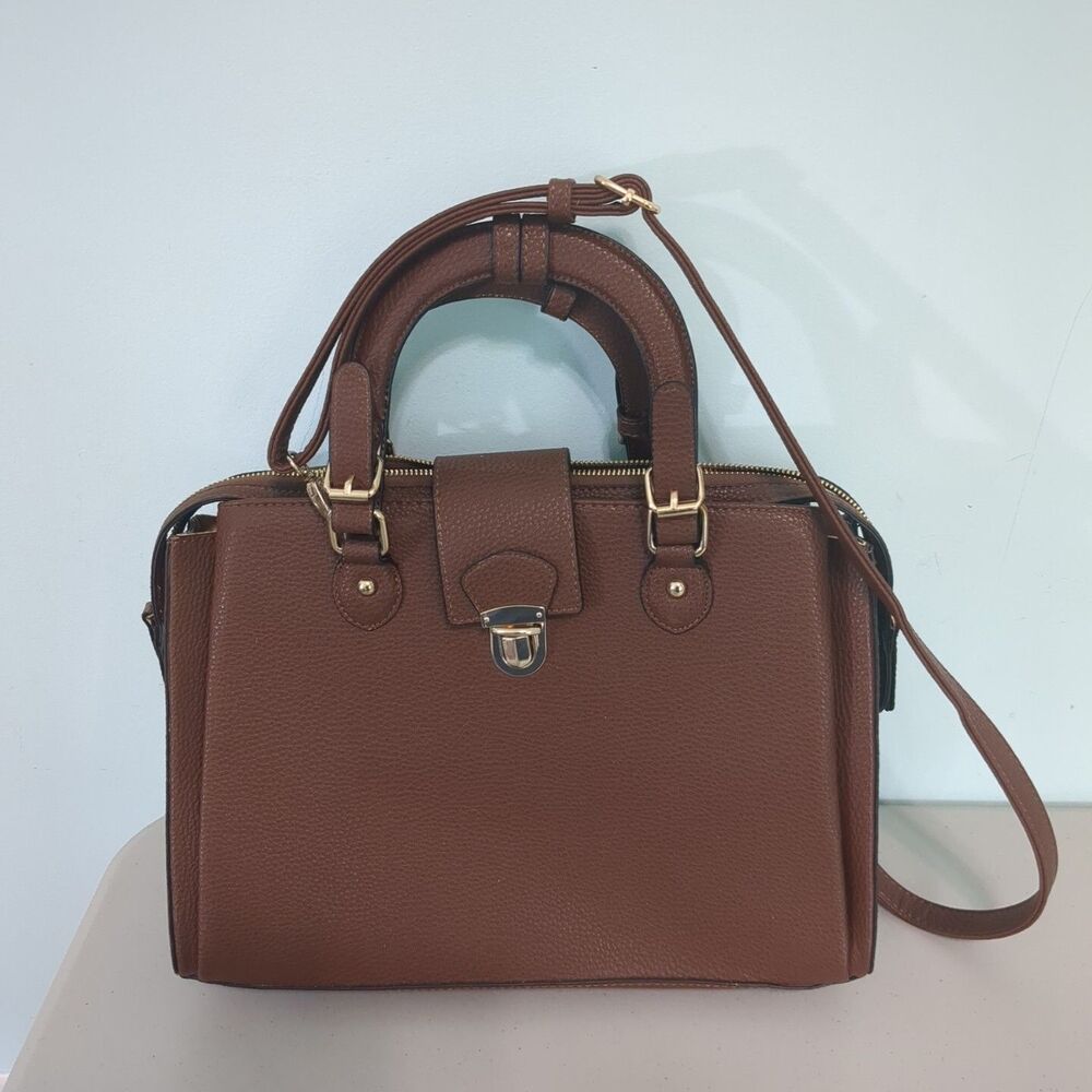 Dasein Women Satchel Handbags Top Handle Purse Medium Tote Bag Vegan Leather Sho